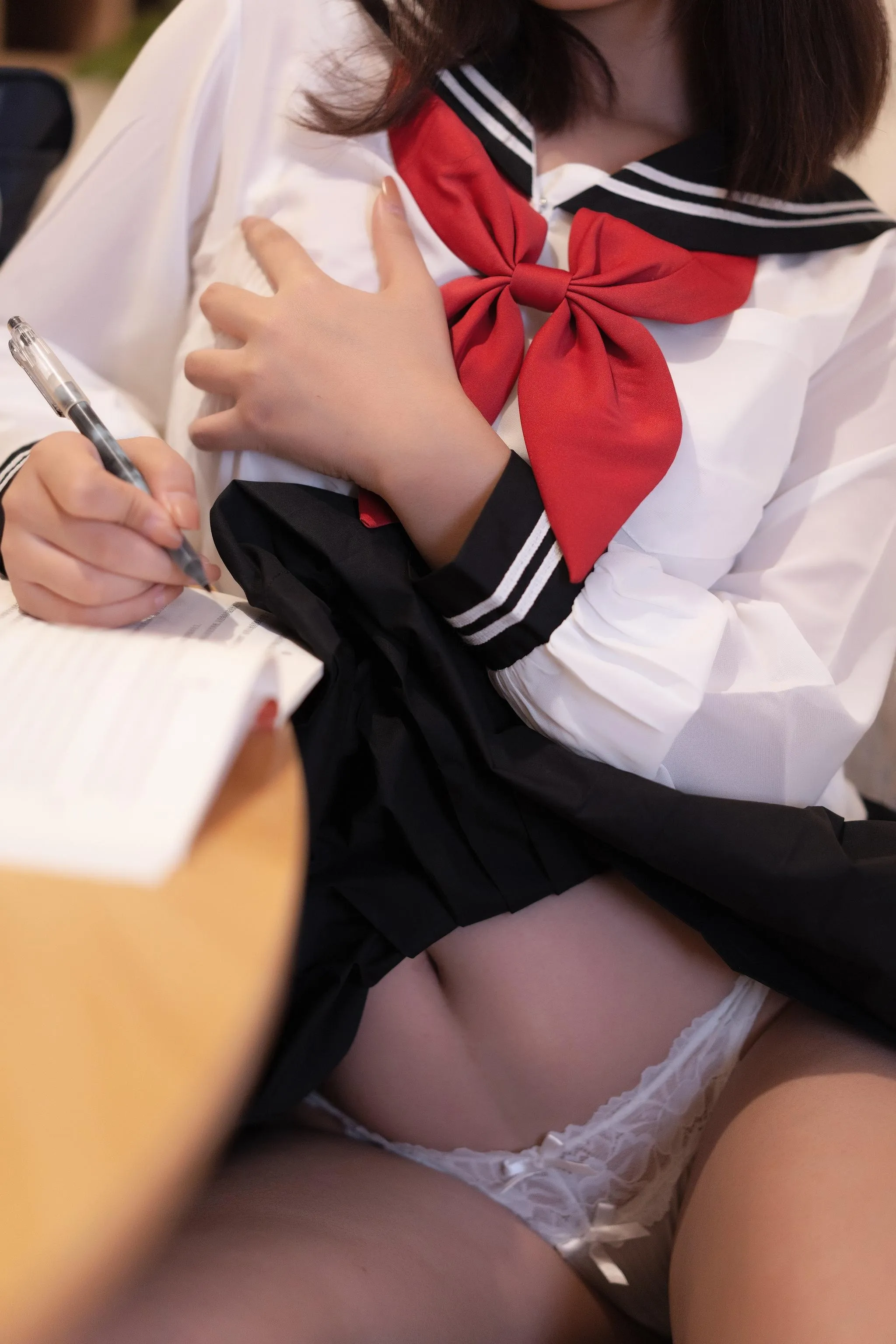 yuuhui玉汇 – NO.40 约会我的女学生 [101P]插图9